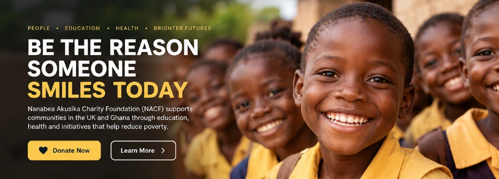Smiling children wearing yellow school uniforms